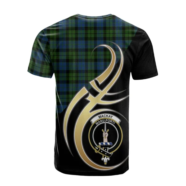 MacKay Modern Clan T-Shirt, Scottish Tartan MacKay Modern Clans T-Shirt Believe In Me Style - Image 2