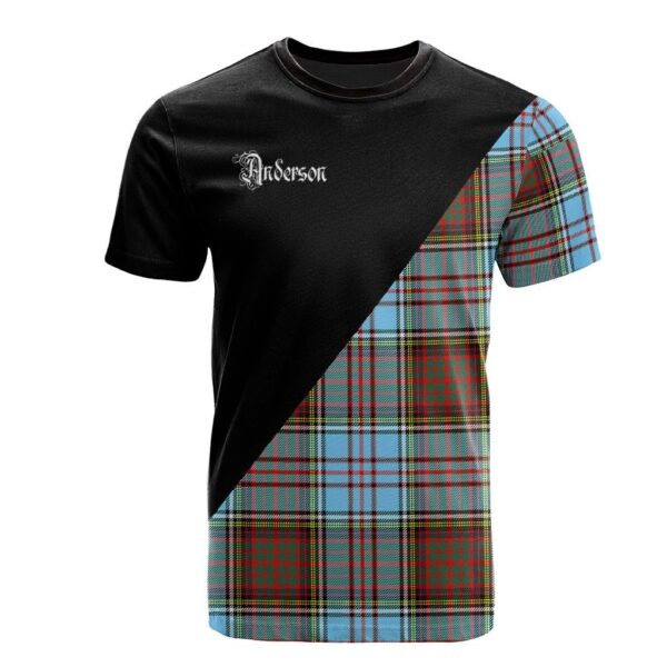 Anderson Ancient Clan T-Shirt, Scottish Tartan Anderson Ancient Clans T-Shirt Military Logo Style