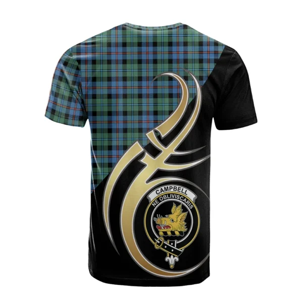 Campbell of Cawdor Ancient Clan T-Shirt, Scottish Tartan Campbell of Cawdor Ancient Clans T-Shirt Believe In Me Style - Image 2