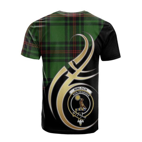 Kinloch Clan T-Shirt, Scottish Tartan Kinloch Clans T-Shirt Believe In Me Style - Image 2