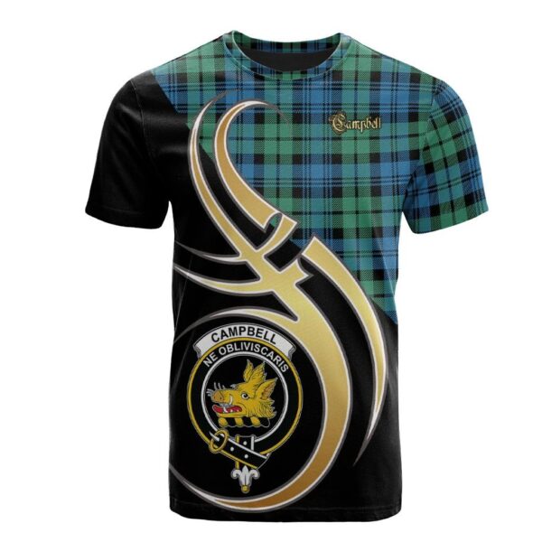 Campbell Ancient 01 Clan T-Shirt, Scottish Tartan Campbell Ancient 01 Clans T-Shirt Believe In Me Style