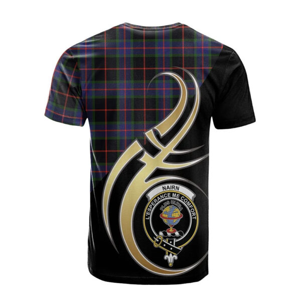 Nairn Clan T-Shirt, Scottish Tartan Nairn Clans T-Shirt Believe In Me Style - Image 2