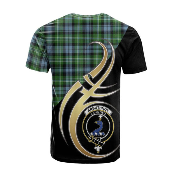 Arbuthnot Ancient Clan T-Shirt, Scottish Tartan Arbuthnot Ancient Clans T-Shirt Believe In Me Style - Image 2