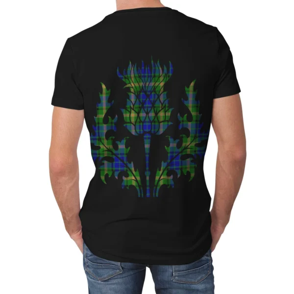 Maitland Clan T-shirt, Scottish Tartan Maitland Clans T-shirt Lion & Thistle Style - Image 2