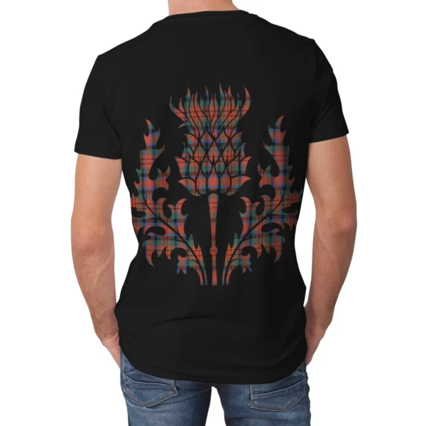 MacDuff Ancient Clan T-shirt, Scottish Tartan MacDuff Ancient Clans T-shirt Lion & Thistle Style - Image 2