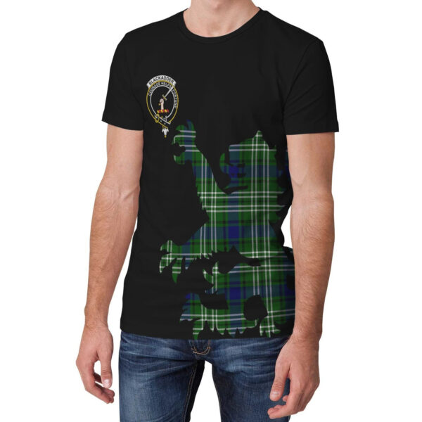 Blackadder Clan T-shirt, Scottish Tartan Blackadder Clans T-shirt Lion & Thistle Style - Image 3