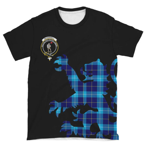 McKerrell Clan T-shirt, Scottish Tartan McKerrell Clans T-shirt Lion & Thistle Style - Image 4