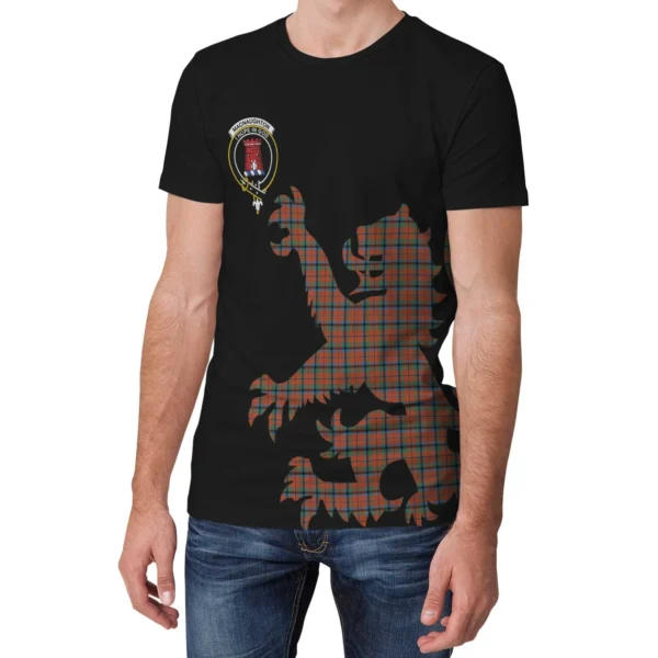 MacNaughton Ancient Clan T-shirt, Scottish Tartan MacNaughton Ancient Clans T-shirt Lion & Thistle Style - Image 3