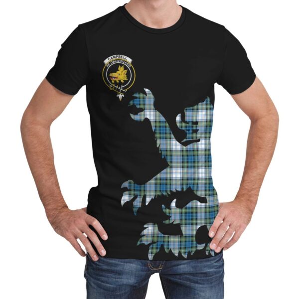 Campbell Dress Ancient Clan T-shirt, Scottish Tartan Campbell Dress Ancient Clans T-shirt Lion & Thistle Style