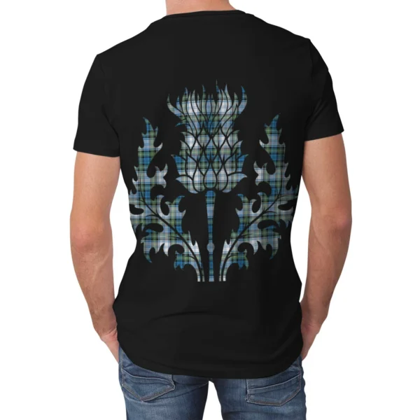 Campbell Dress Ancient Clan T-shirt, Scottish Tartan Campbell Dress Ancient Clans T-shirt Lion & Thistle Style - Image 2