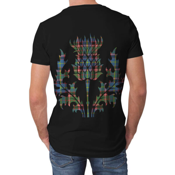 Norvel Clan T-shirt, Scottish Tartan Norvel Clans T-shirt Lion & Thistle Style - Image 2