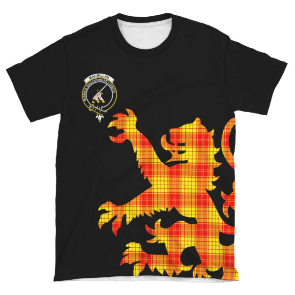 MacMillan Clan Clan T-shirt, Scottish Tartan MacMillan Clan Clans T-shirt Lion & Thistle Style - Image 4