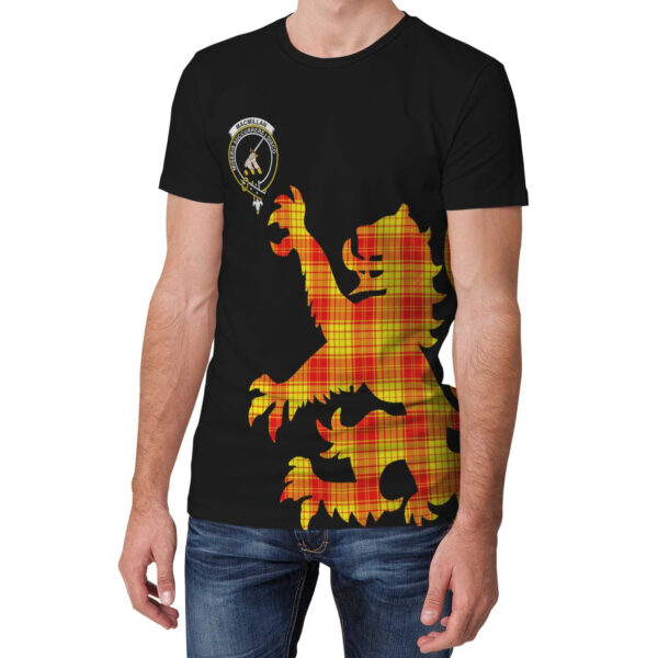 MacMillan Clan Clan T-shirt, Scottish Tartan MacMillan Clan Clans T-shirt Lion & Thistle Style - Image 3