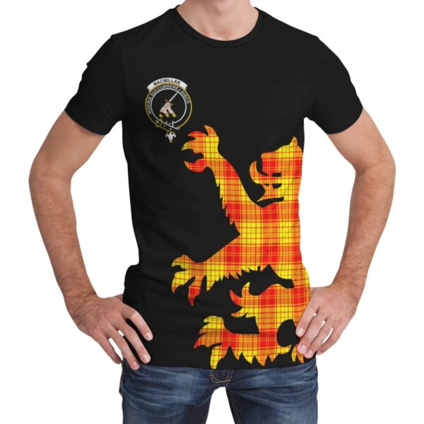 MacMillan Clan Clan T-shirt, Scottish Tartan MacMillan Clan Clans T-shirt Lion & Thistle Style