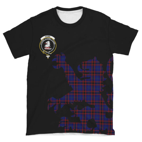 Home Modern Clan T-shirt, Scottish Tartan Home Modern Clans T-shirt Lion & Thistle Style - Image 4