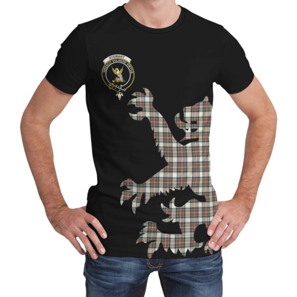 Stewart Dress Ancient Clan T-shirt, Scottish Tartan Stewart Dress Ancient Clans T-shirt Lion & Thistle Style