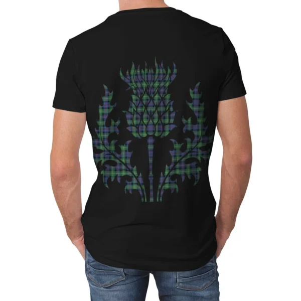 Farquharson Ancient Clan T-shirt, Scottish Tartan Farquharson Ancient Clans T-shirt Lion & Thistle Style - Image 2