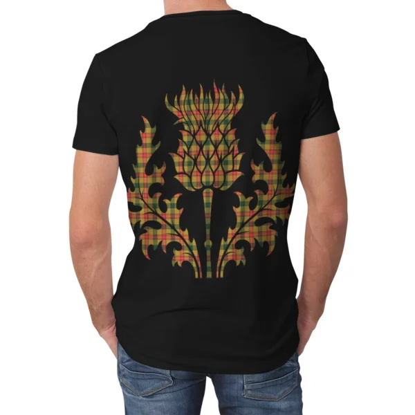 Baxter Clan T-shirt, Scottish Tartan Baxter Clans T-shirt Lion & Thistle Style - Image 2