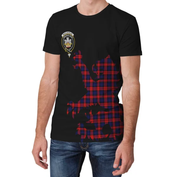 MacLachlan Modern Clan T-shirt, Scottish Tartan MacLachlan Modern Clans T-shirt Lion & Thistle Style - Image 3