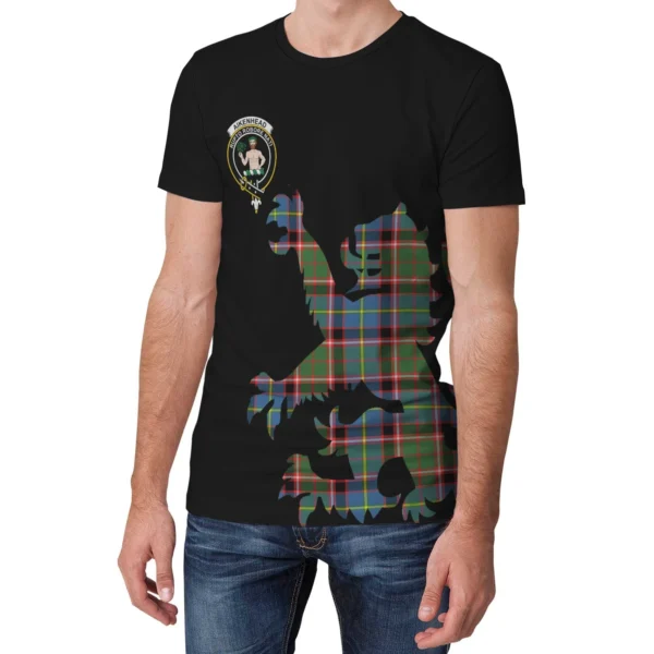 Aikenhead Clan T-shirt, Scottish Tartan Aikenhead Clans T-shirt Lion & Thistle Style - Image 3