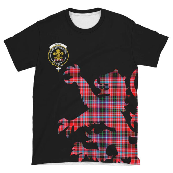 Udny Clan T-shirt, Scottish Tartan Udny Clans T-shirt Lion & Thistle Style - Image 4