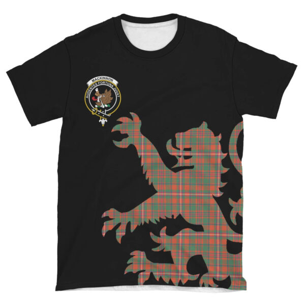 MacKinnon Ancient Clan T-shirt, Scottish Tartan MacKinnon Ancient Clans T-shirt Lion & Thistle Style - Image 4