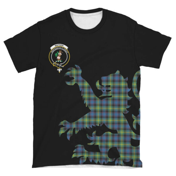 Watson Ancient Clan T-shirt, Scottish Tartan Watson Ancient Clans T-shirt Lion & Thistle Style - Image 4