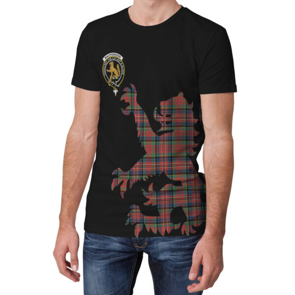 MacPherson Ancient Clan T-shirt, Scottish Tartan MacPherson Ancient Clans T-shirt Lion & Thistle Style - Image 3