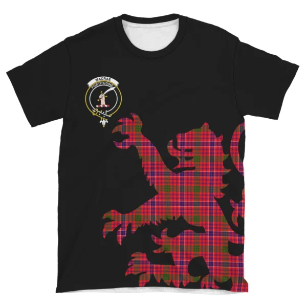 MacRae Modern Clan T-shirt, Scottish Tartan MacRae Modern Clans T-shirt Lion & Thistle Style - Image 4