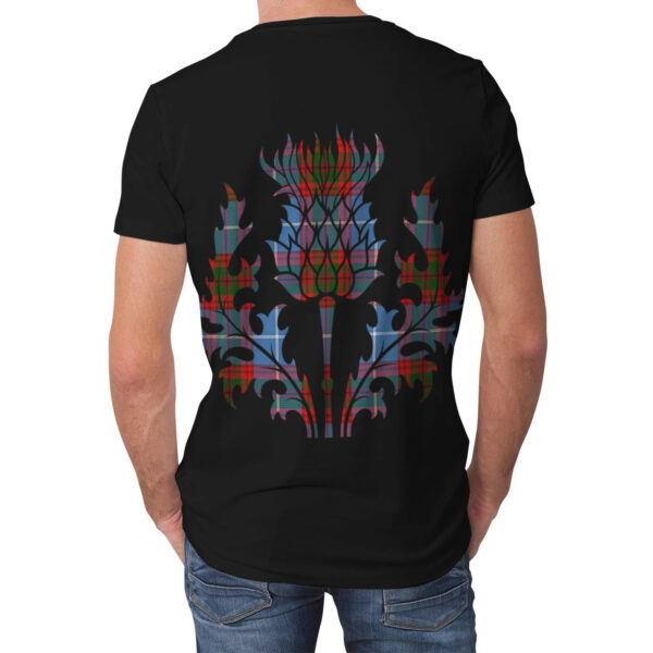 Skirving Clan T-shirt, Scottish Tartan Skirving Clans T-shirt Lion & Thistle Style - Image 2