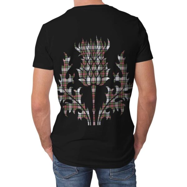 Stewart Dress Modern Clan T-shirt, Scottish Tartan Stewart Dress Modern Clans T-shirt Lion & Thistle Style - Image 2