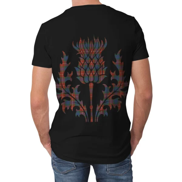 Fraser Ancient Clan T-shirt, Scottish Tartan Fraser Ancient Clans T-shirt Lion & Thistle Style - Image 2