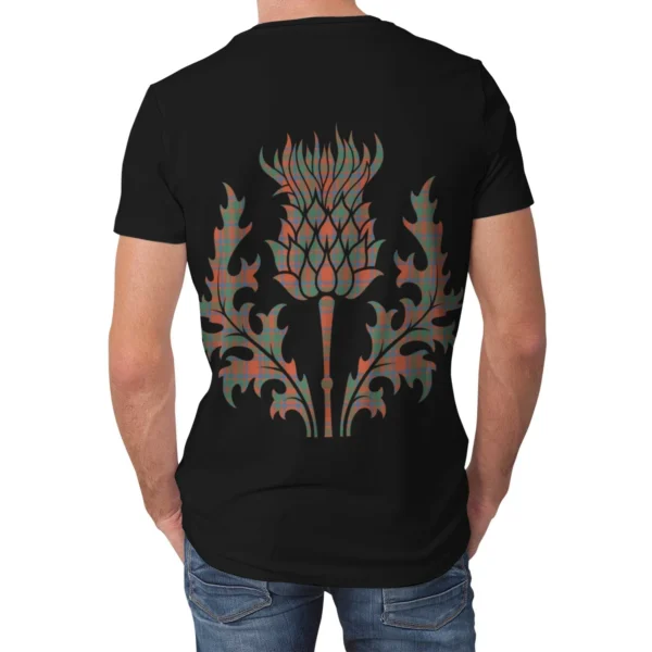 MacKintosh Ancient Clan T-shirt, Scottish Tartan MacKintosh Ancient Clans T-shirt Lion & Thistle Style - Image 2