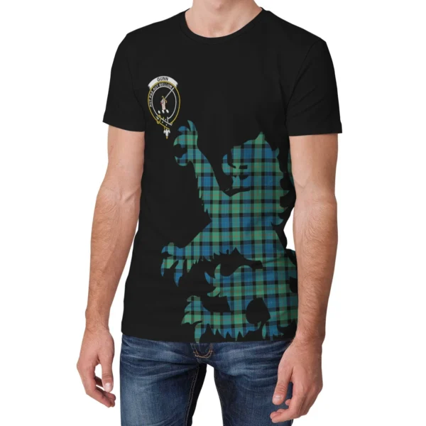 Gunn Ancient Clan T-shirt, Scottish Tartan Gunn Ancient Clans T-shirt Lion & Thistle Style - Image 3