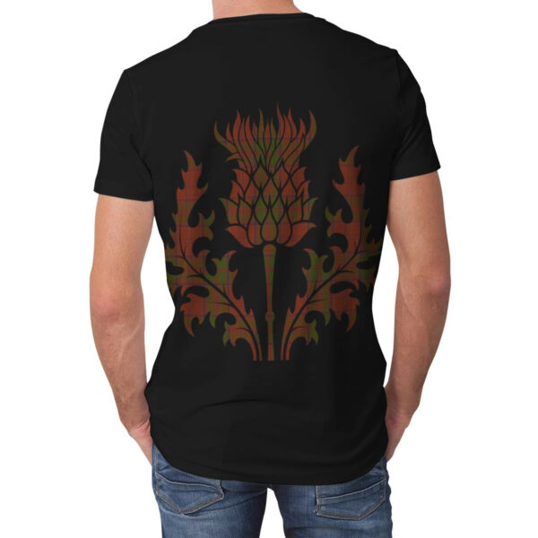 Drummond Clan Clan T-shirt, Scottish Tartan Drummond Clan Clans T-shirt Lion & Thistle Style - Image 2