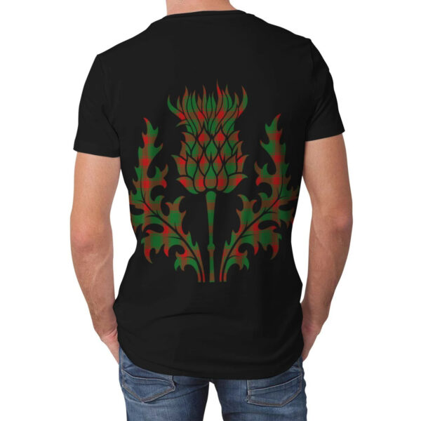 Middleton Modern Clan T-shirt, Scottish Tartan Middleton Modern Clans T-shirt Lion & Thistle Style - Image 2