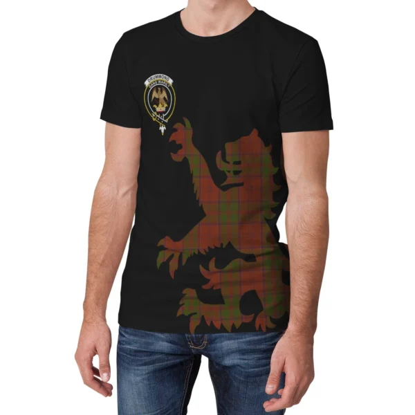 Drummond Clan Clan T-shirt, Scottish Tartan Drummond Clan Clans T-shirt Lion & Thistle Style - Image 3