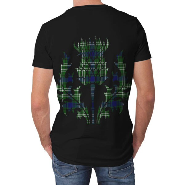 Purves Clan T-shirt, Scottish Tartan Purves Clans T-shirt Lion & Thistle Style - Image 2