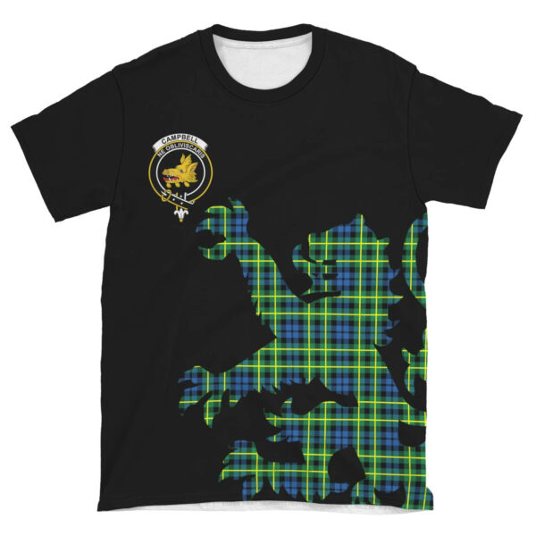 Campbell of Breadalbane Ancient Clan T-shirt, Scottish Tartan Campbell of Breadalbane Ancient Clans T-shirt Lion & Thistle Style - Image 4