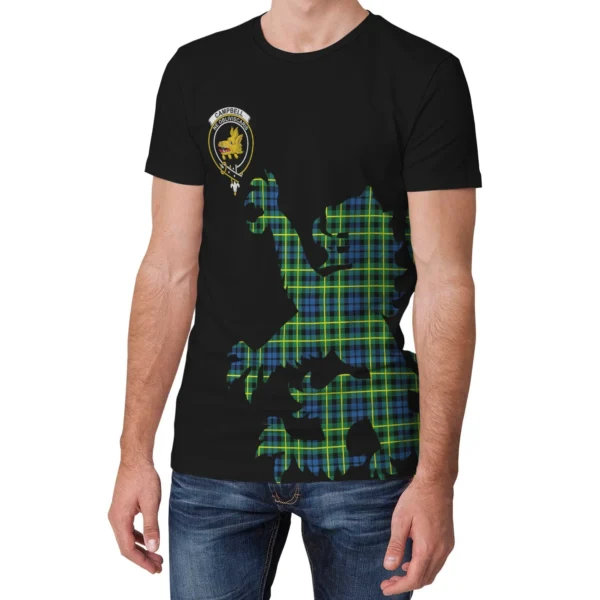 Campbell of Breadalbane Ancient Clan T-shirt, Scottish Tartan Campbell of Breadalbane Ancient Clans T-shirt Lion & Thistle Style - Image 3