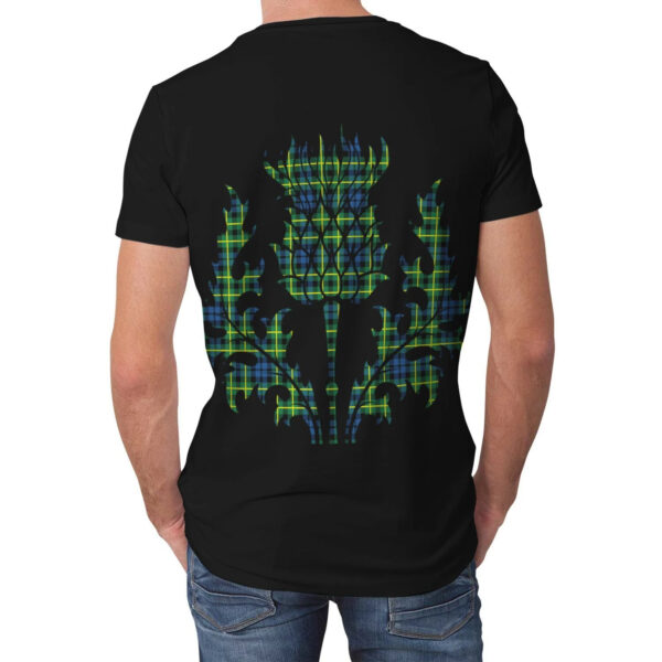 Campbell of Breadalbane Ancient Clan T-shirt, Scottish Tartan Campbell of Breadalbane Ancient Clans T-shirt Lion & Thistle Style - Image 2