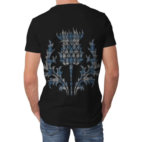 Napier Modern Clan T-shirt, Scottish Tartan Napier Modern Clans T-shirt Lion & Thistle Style - Image 2