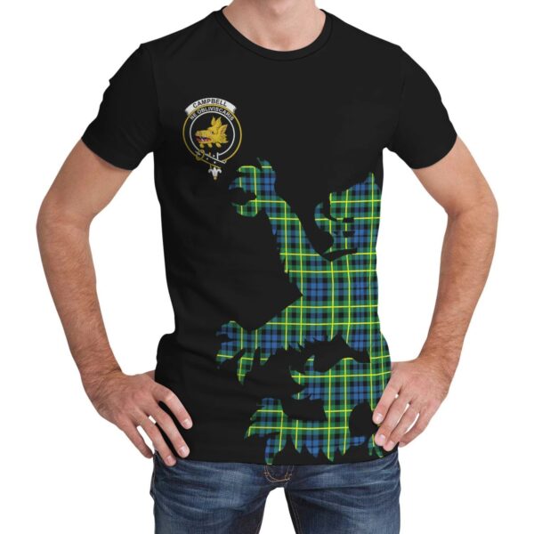 Campbell of Breadalbane Ancient Clan T-shirt, Scottish Tartan Campbell of Breadalbane Ancient Clans T-shirt Lion & Thistle Style