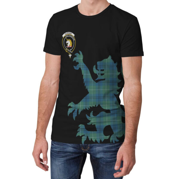 Oliphant Ancient Clan T-shirt, Scottish Tartan Oliphant Ancient Clans T-shirt Lion & Thistle Style - Image 3