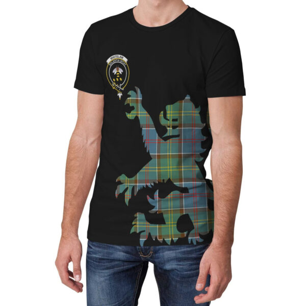 Whitelaw District Clan T-shirt, Scottish Tartan Whitelaw District Clans T-shirt Lion & Thistle Style - Image 3