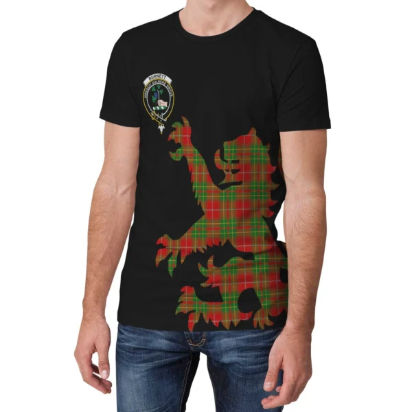 Burnett Ancient Clan T-shirt, Scottish Tartan Burnett Ancient Clans T-shirt Lion & Thistle Style - Image 3