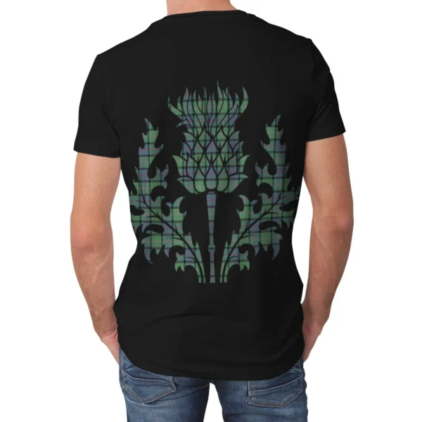 MacThomas Ancient Clan T-shirt, Scottish Tartan MacThomas Ancient Clans T-shirt Lion & Thistle Style - Image 2