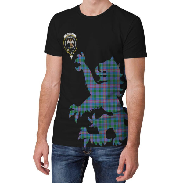 Ralston Clan T-shirt, Scottish Tartan Ralston Clans T-shirt Lion & Thistle Style - Image 3