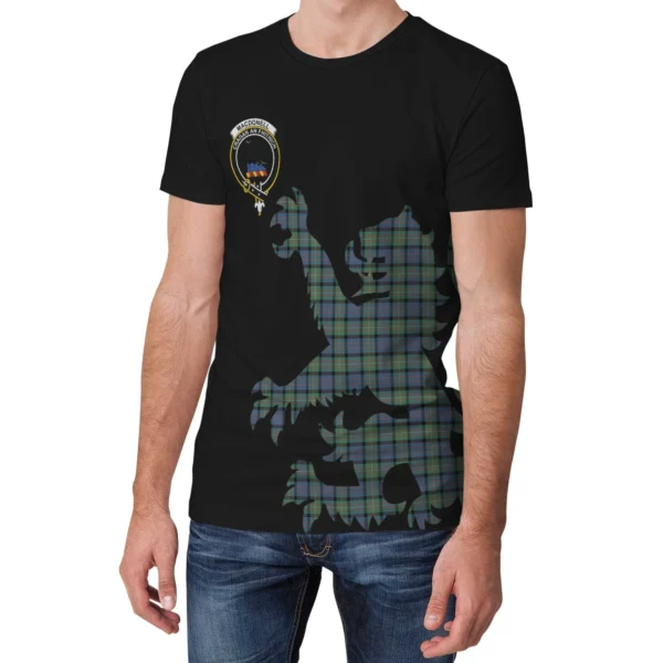 MacDonnell of Glengarry Ancient Clan T-shirt, Scottish Tartan MacDonnell of Glengarry Ancient Clans T-shirt Lion & Thistle Style - Image 3