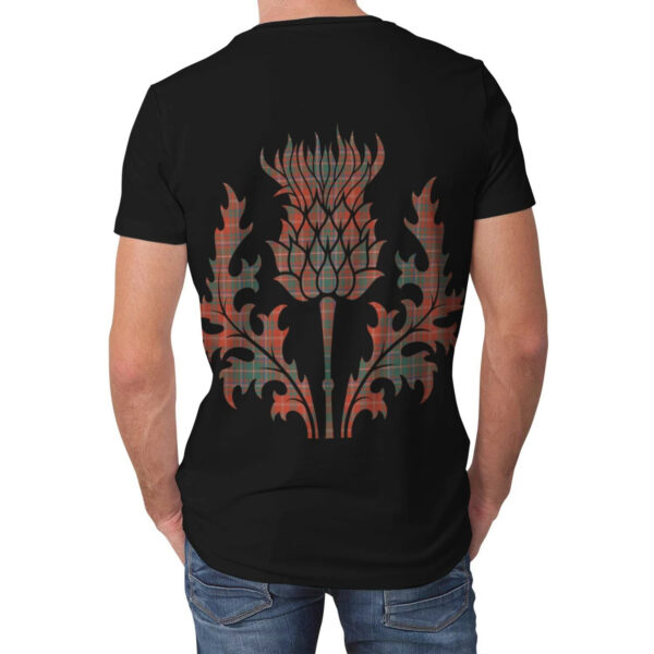 MacDougall Ancient Clan T-shirt, Scottish Tartan MacDougall Ancient Clans T-shirt Lion & Thistle Style - Image 2